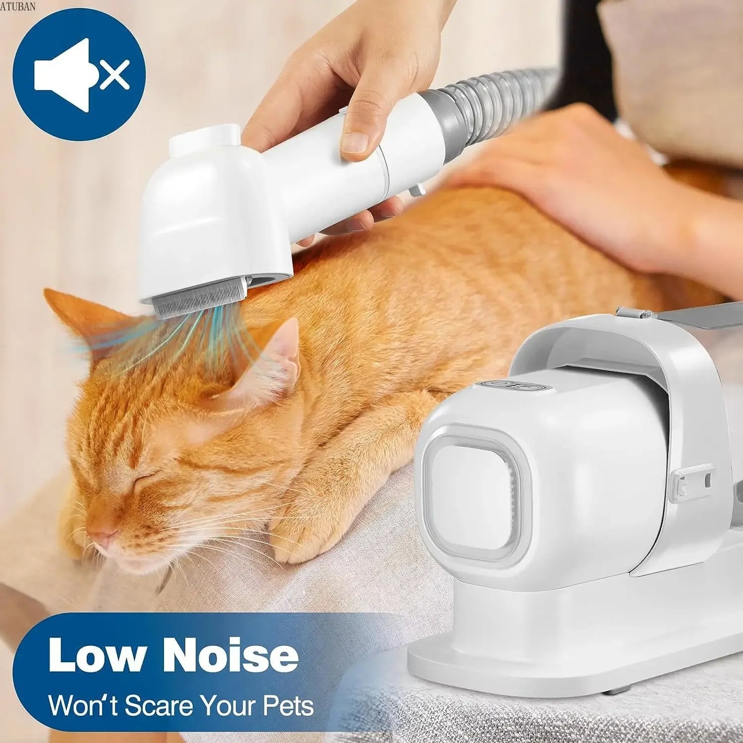 All-in-1 Pet Grooming Vacuum – No Mess