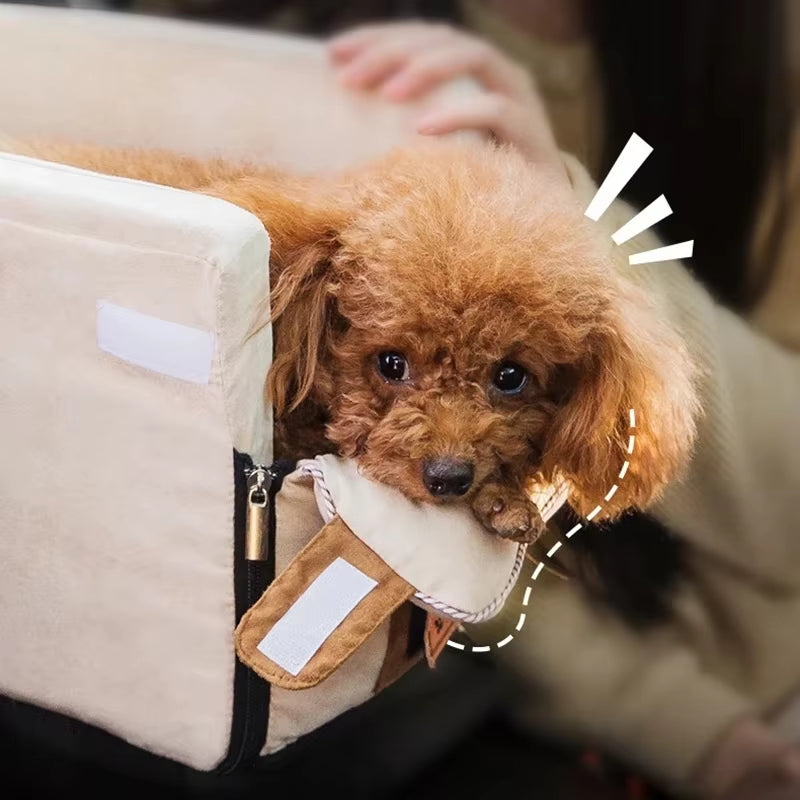 Portable Pet Car Seat – Safe Travel Carrier