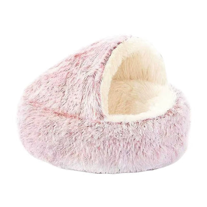 Cozy Enclosed Cat Bed – Soft & Secure