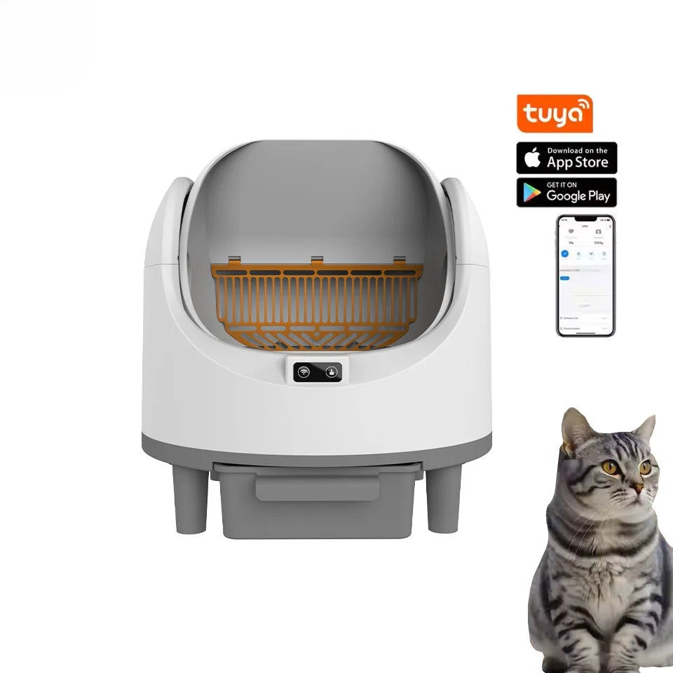 Smart Cat Litter Box – App Control & Clean