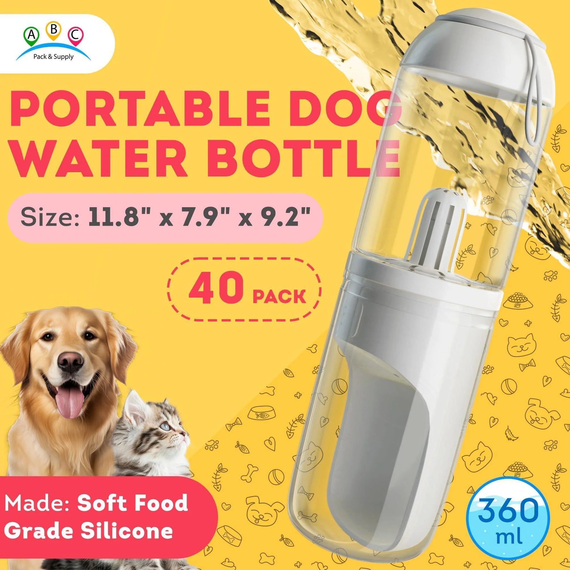 Dog Water Bottle Dispenser – On-the-Go