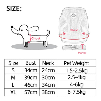 Comfort Pet Harness Vest – Reflective Fit