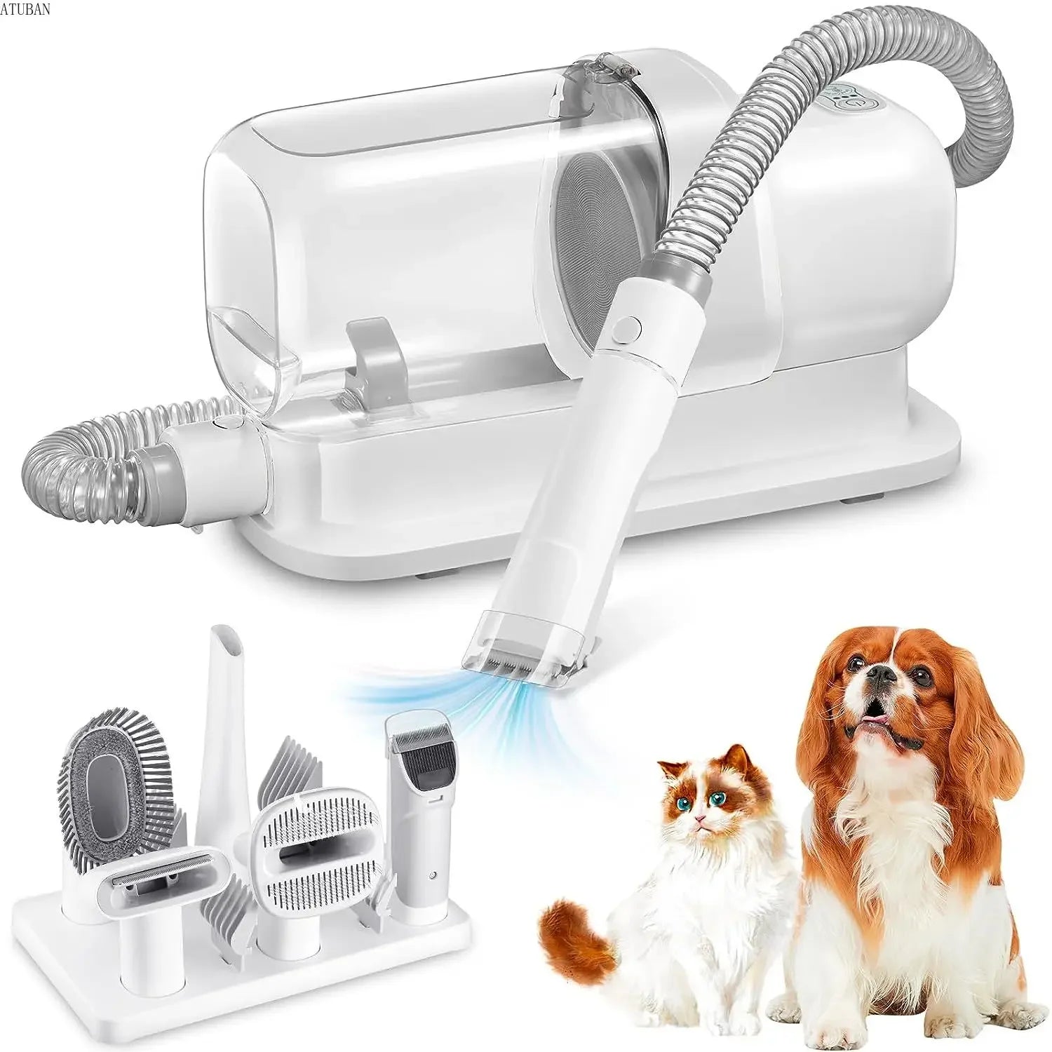 All-in-1 Pet Grooming Vacuum – No Mess