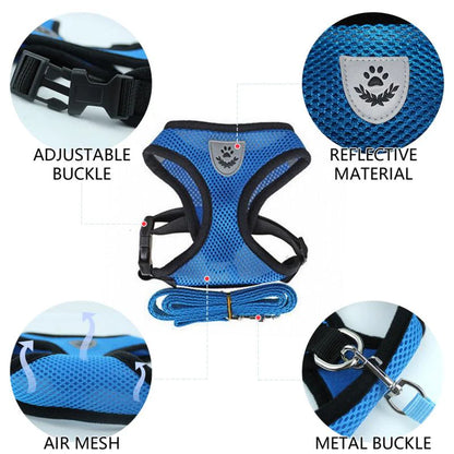 Comfort Pet Harness Vest – Reflective Fit