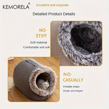 Comfy Portable Cat Bed – Soft & Warm