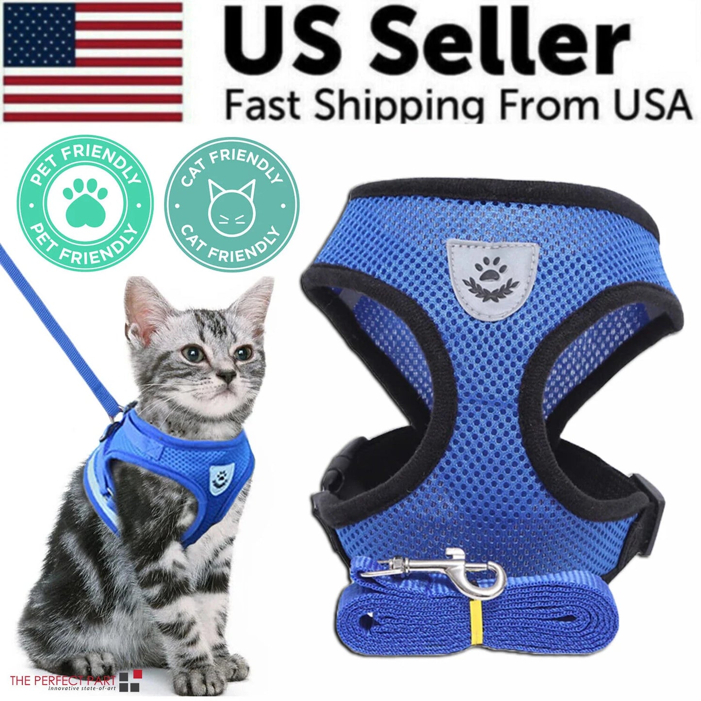 Comfort Pet Harness Vest – Reflective Fit
