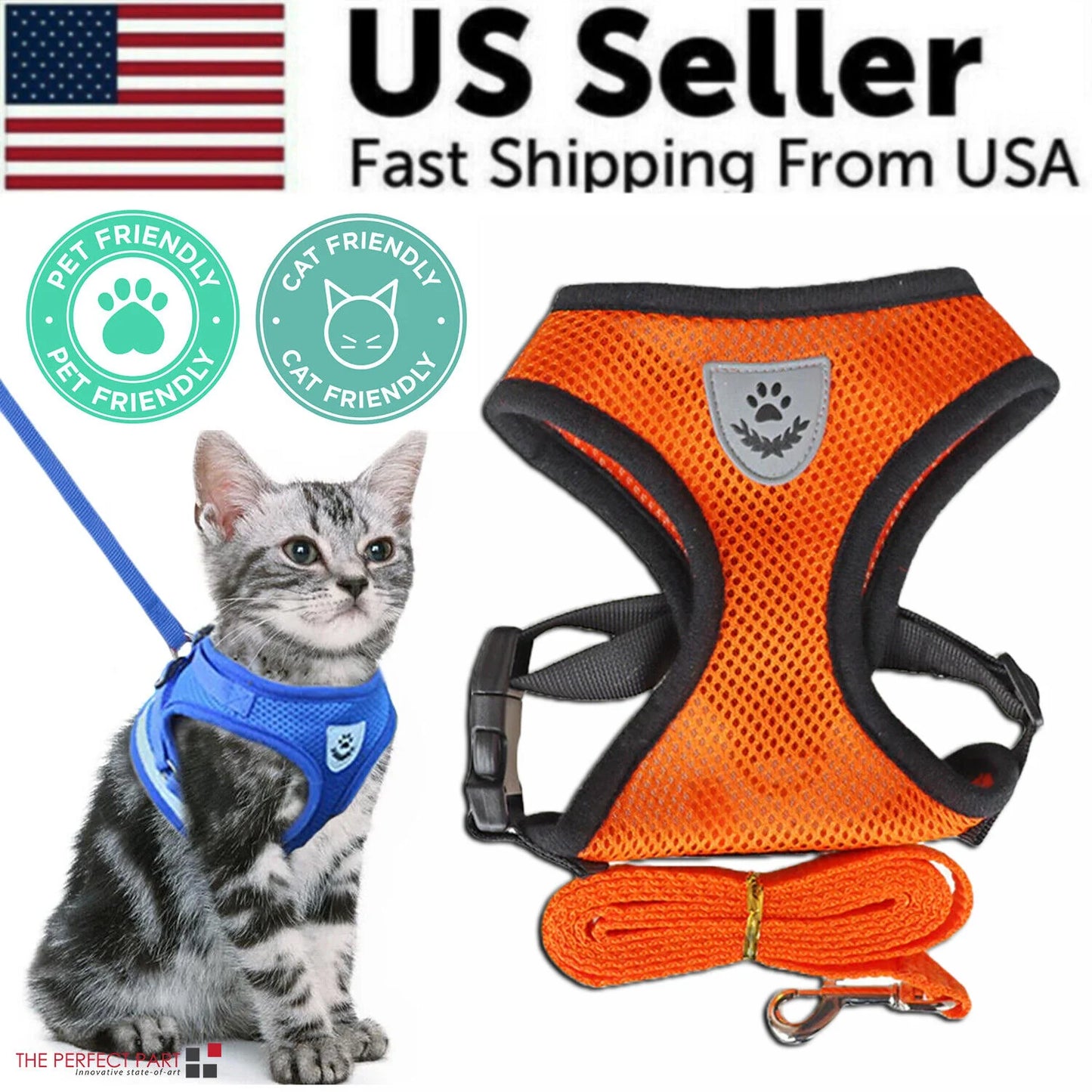 Comfort Pet Harness Vest – Reflective Fit