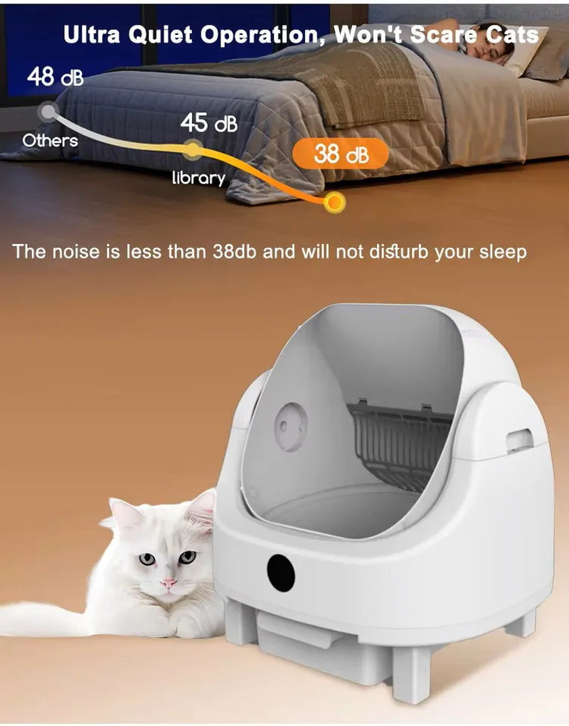 Smart Cat Litter Box – App Control & Clean